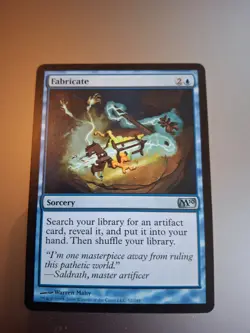 Fabricate Core Set 2010 (M10) Regular MTG Magic the Gathering Sorcery LP Blue - Image 1