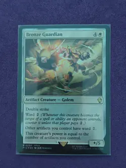 Bronze Guardian (Surge Foil) #234 (NM) Final Fantasy FIC Magic MTG - Image 1