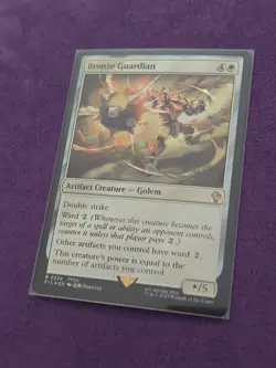 Bronze Guardian (Surge Foil) #234 (NM) Final Fantasy FIC Magic MTG - Image 2