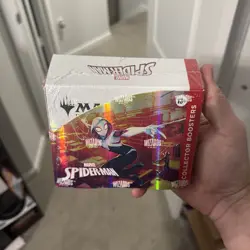 Magic: The Gathering Universes Beyond Spiderman Collector Booster Box (12 Packs) - Image 1