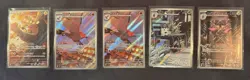 Pokemon Nihil Zero Full Art Rare Lot - Dedenne, Doublade, 2 Talonflame, Spewpa - Image 1