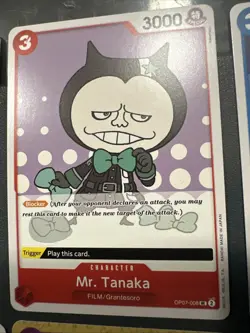 6- One Piece Card Game Cards: Baccarat- Mr Tanaka- Boa Sandersonia- TonyChopper - Image 3