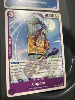 6- One Piece Card Game Cards: Baccarat- Mr Tanaka- Boa Sandersonia- TonyChopper - Image 5