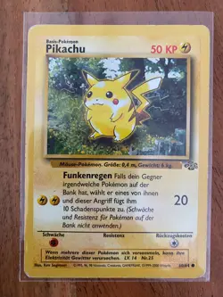 Pokemon · Pikachu · Dschungel · 60/64 · Deutsch · 1999 · Karte · JU 60 - Image 1