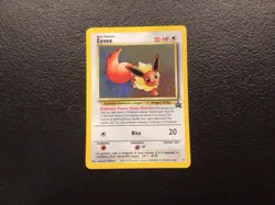 Pokemon Eevee Black Star Promo 11/53 WOTC Vintage 2000 - Image 1