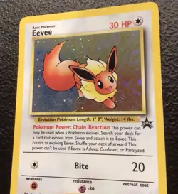 Pokemon Eevee Black Star Promo 11/53 WOTC Vintage 2000 - Image 3