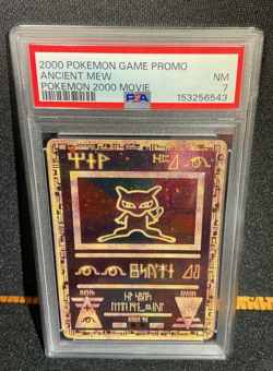 POKEMON 2000 MOVIE ANCIENT MEW PROMO PSA 7 Graded - Image 1