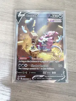 Crown Zenith Galarian Gallery Hoopa V GG53/GG70 Holo Rare V Pokemon NM/M - Image 1