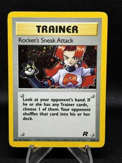 Rocket's Sneak Attack 16/82 Team Rocket Holo Pokemon - Image 1