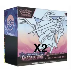 2x CONFIRMED ORDER Presale Chaos Rising Pokemon Center ETB PRESALE - Image 1