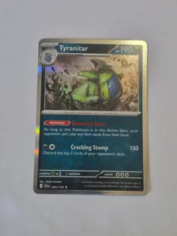 Tyranitar 095/159 Rare Journey Together Pokemon Holo Near Mint - Image 1