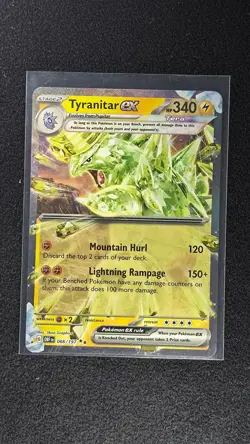 TYRANITAR EX | 066/197 | DOUBLE RARE NM/M | OBSIDIAN FLAMES POKEMON - Image 1
