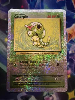 Pokemon TCG Caterpie Reverse Foil Common Legendary Collection 069/110 - Image 1