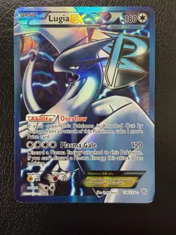 Lugia Ex (Team Plasma) Pokemon Plasma Storm 134/135 Full Art Ultra Rare MP - Image 1
