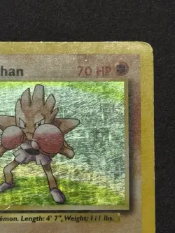Pokemon TCG Hitmonchan Base Set 7/102 Holo - Image 3