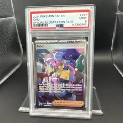 2024 Pokemon Paldean Fates Iono #237 SIR EN Graded PSA 9 - Image 5