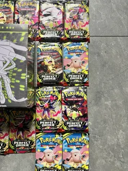 Pokemon TCG Perfect Order Booster Box Factory Sealed with Additional 22x Packs - Image 4