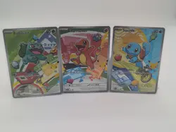 Pokemon TCG First Partner Illustration Collection Series 1 Kanto GEN 1 Starters - Image 1
