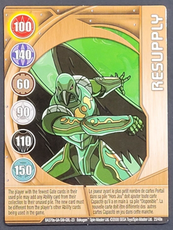 BAKUGAN Battle Brawler - Resupply, Metal Gate Card - 23/48e - BA370a 2008 Copper - Image 1