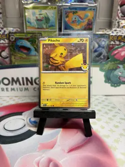 Pikachu 051/162 Pokemon Day 2026 Stamp Cosmos Holo Promo Temporal Forces English - Image 1