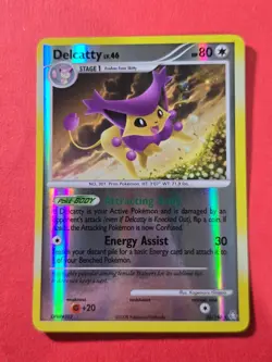 2008 Pokemon D and P Legends Awakened Reverse Foil #23 Delcatty, Rare, cd2 - Image 1