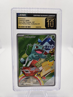 Bulbasaur Black Star Promo 037 CGC Pristine 10 Pokemon TCG 2026 - Image 1