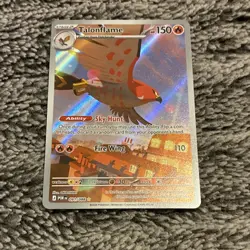 Pokemon TCG Talonflame 091/088 Paldea Evolved Illustration Rare Holo English - Image 1