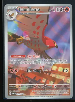 Talonflame 2026 Pokemon Perfect Order 091/088 Illustration Rare Holo - Image 1