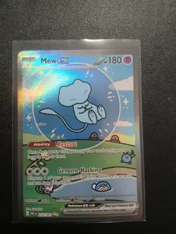 Pokemon Mew ex 232/091 Bubble Mew Special Illustration Rare Paldean Fates - Image 1