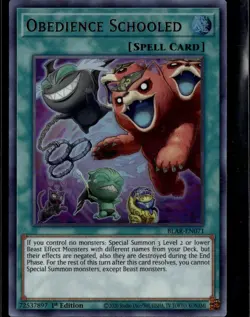 Yu-Gi-Oh! Obedience Schooled Ultra Rare BLAR-EN071 - Image 1