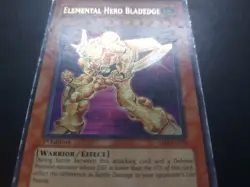 Yugioh - Elemental Hero Bladedge YSD-EN019 Ultra Rare 1st Edition - Image 5