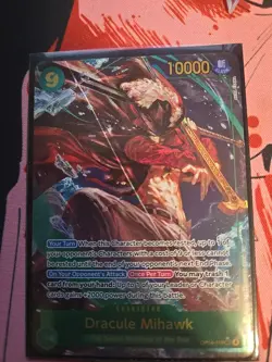 Dracule Mihawk OP14-119 Secret Rare Alternate Art One Piece Card Game ENGLISH - Image 1
