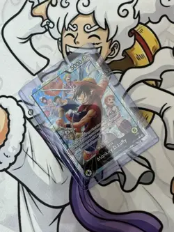 One Piece CCG Monkey D. Luffy OP15-098 Alt Art Leader - English PACK FRESH MINT - Image 1