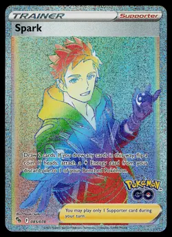 Pokemon Card - Spark Pokemon GO 085/078 Rare Rainbow 2022 - Image 1