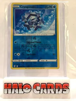 PACK FRESH Cryogonal 043/203 Reverse Holo Evolving Skies Pokemon Card W7 - Image 1