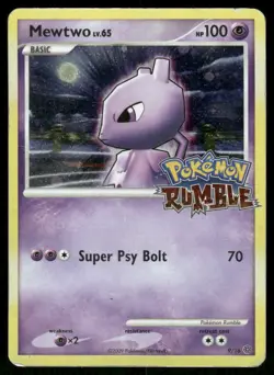 Pokemon Cards Mewtwo 9/16 Pokemon Rumble HP *2 - Image 1