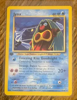 2001 POKEMON NEO REVELATION 1st EDITION JYNX CARD 31/64 BASIC - Image 1