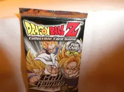 Dragon Ball Z Cell Games Saga Factory Sealed Booster Pack Foil Card 3rd Pack - Image 2