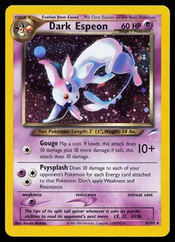 Dark Espeon 4/105 Holo Rare Neo Destiny Pokemon Card - Image 1