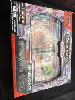 Pokemon League Battle Deck Gardevoir ex 60 Cards Foil Deck Box Dice Markers - Image 1