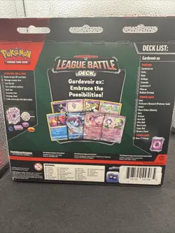 Pokemon League Battle Deck Gardevoir ex 60 Cards Foil Deck Box Dice Markers - Image 3