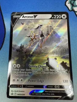 Arceus V SWSH204 Black Star Promo Alt Art Pokemon Card - Image 1