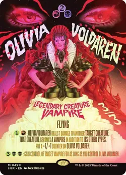 Olivia Voldaren *FOIL Showcase* - INR - NM - Magic: The Gathering MTG - Image 1