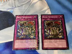 2x Royal Oppression DT04-EN048 Duel Terminal Rare Near Mint Yu-Gi-Oh! Card - Image 1