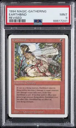 1994 MTG REVISED ED EARTHBIND PSA 9 - Image 1