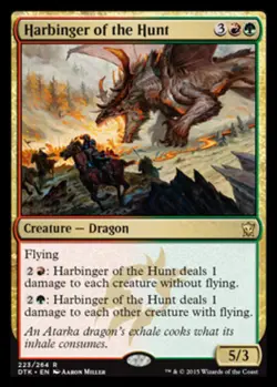 Harbinger of the Hunt X4 (Dragons of Tarkir (2015)) MTG (NM) *CCGHouse* Magic - Image 1