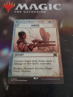 Mtg. 4x Ionize. Showcase. Outlaws of Thunder Junction. Nm - Image 1