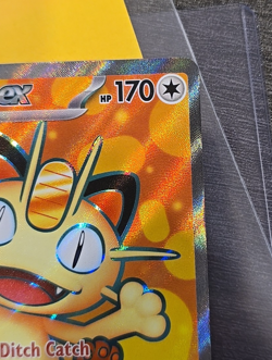 Meowth ex 107/088 Full Art POKEMON TCG Mega Evolution Perfect Order Near Mint - Image 3
