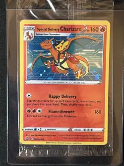 Special Delivery Charizard - SWSH075 - Pokemon Sword & Shield Promo SEALED 🔥 - Image 1