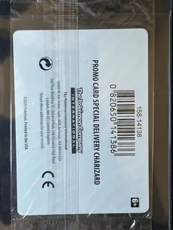 Special Delivery Charizard - SWSH075 - Pokemon Sword & Shield Promo SEALED 🔥 - Image 2